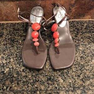 Jessica Simpson thong sandals